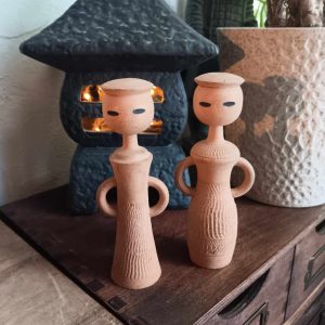 Couple de poupée Kokeshi Créative Sosaku